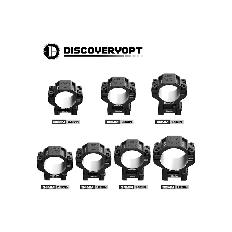 DISCOVERYOPT 6061 Series Aluminum Scope Rings