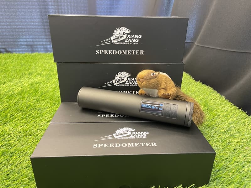 Gymmax Chronograph with Integrated Suppressor | 2-in-1 PCP Air Rifle Accessory | Accurate Velocity Meter & Adjustable Silencer | for Hunting & Competition
