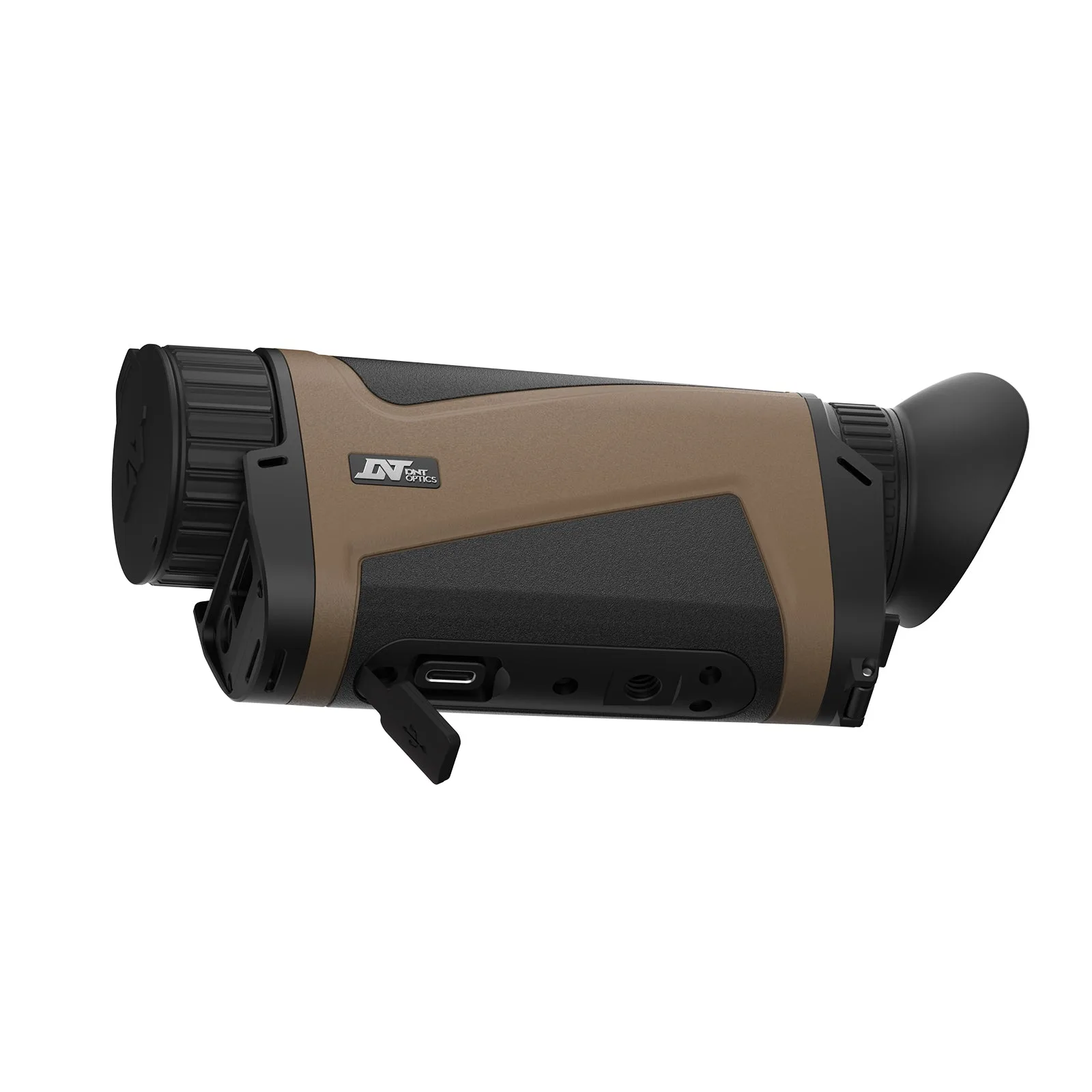 DNT Optics HOUND H325R Ballistic Thermal Monocular | 3-in-1 Thermal Imaging Rangefinder | Built-in LRF & Ballistic Calculator | 1200-Yard Range | IP67 Waterproof | 3-Year Warranty